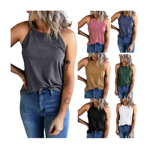 KM Custom Women's Slim Fit Casual Tank Top High Quality Jersey <b>Knitted</b> Digital Printing Lace Decoration Sexy <b>Tight</b> Fitting - Product Image 1