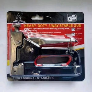Holzbearbeitung leistungsstarker schwerlast-Metall-Hand-Nagelstapler-Geschütz manueller Stapler für Holz - Product Image 4