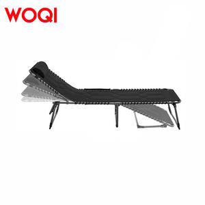 Cama de Camping Woqi con Marco de Aluminio, Plegable, Portátil, Rectangular, Negra, 76X14X60 - Product Image 4