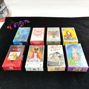 Juego <span class=keywords><strong>de</strong></span> Cartas <span class=keywords><strong>de</strong></span> Bruja y Ángel Doradas y Negras al por Mayor, 78 Cartas con Caja Rígida y Guía - Product Image 3