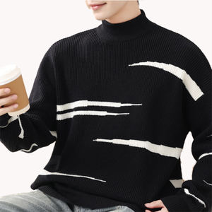 Suéter Versátil para Hombre, Estilo Informal, Tejido Holgado, Personalizable, Primavera-Otoño, Suéter Informal, Suéter Versátil para Hombre - Product Image 2