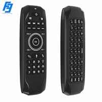 Isi Ulang Mini Keyboard 2.4G Nirkabel G7V PRO Backlit Suara Remote Control Air Mouse Fungsi Belajar