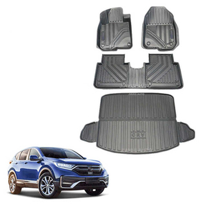 Alfombrilla trasera de goma para coche JIAHUI <span class=keywords><strong>4X4</strong></span> TPE para HONDA <span class=keywords><strong>CRV</strong></span> <span class=keywords><strong>2017</strong></span>-2022 - Product Image 3