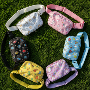Individuell Bedruckte Logo-Mode Polyester-Nylon Wasserdichte Damen-Laufgürteltasche Reise-Sport-Herren-Hüfttasche Lustige Tasche Umhängetasche - Product Image 1