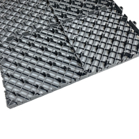 Dalles de sol emboîtables en PP auto-drainantes certifiées CE, épaisseur 20 mm, pour atelier de detailing automobile et garage de mécanique
