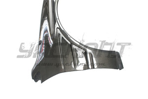 Parafanghi anteriori in fibra di carbonio adatti all'evoluzione 2001 2007 7 8 9 VII VIII IX CS D1 stile + parafango anteriore 20mm - Product Image 3