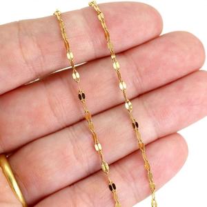 Trendy Anti Tarnish Wholesale Custom Brand logo 14k 18k PVD Gold Plated Stainless Steel Lip Chain <b>Bracelet</b> <b>for</b> Women <b>Men</b> - Product Image 2