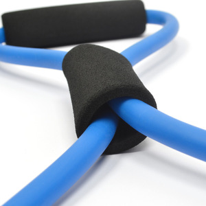 สายยางยืดออกกำลังกาย Xi Ai Figure Eight Resistance Band TPR พร้อมที่จับ สำหรับโยคะและบริหารกล้ามเนื้อหน้าอก มีหลายสี - Product Image 3
