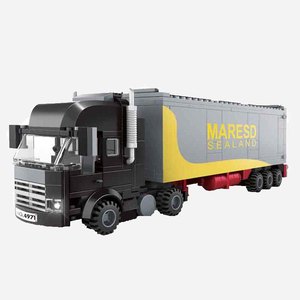 4971 Giáo Dục Bộ Đồ Chơi Nhựa Xây Dựng Khối Xây Dựng Khối Cho Bé Trai Có Tính Năng Thành Phố <span class=keywords><strong>Container</strong></span> Xe Tải Nặng Xe Hàng Hóa Mô Hình - Product Image 1