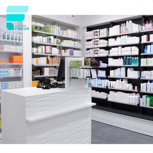 Rayons médicaux de boutique, équipement de <span class=keywords><strong>pharmacie</strong></span>, conception intérieure, panier de supermarché, conception d'étagère, nouvelle collection - Product Image 2