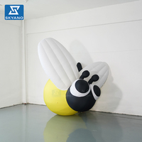 Modèle d'insecte luciole gonflable personnalisé, luciole gonflable pour la décoration d'événements en extérieur et l'affichage dans les sites touristiques