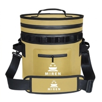 Sac isotherme MIREN de haute qualité, moderne, avec logo personnalisé, en TPU imperméable, 18L, pour usage extérieur, nourriture, vin, bière, canettes