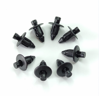 Clips de fixation universels pour pare-chocs de voiture, type poussoir, en nylon noir, à tête de flèche, pour garnitures de pare-chocs et grilles automobiles