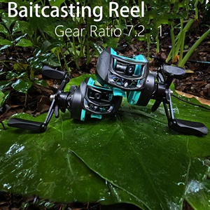 Carrete de Pesca NARON 7.2:1 de Alta Relación para Lanzamiento de Señuelos - Lanzamiento Preciso Especializado en Perca - Ideal para Arroyos y Lagos - Product Image 2