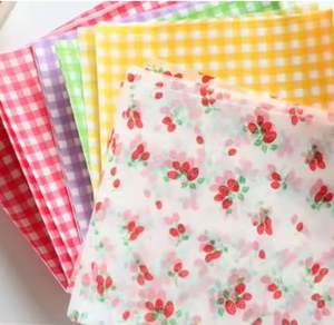 Papier d'emballage pour hamburgers de qualité alimentaire imprimé avec un logo personnalisé, papier d'emballage résistant à la graisse à une seule face, directement de l'usine - Product Image 6