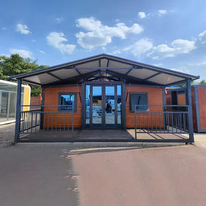 บ้านคอนเทนเนอร์สำเร็จรูปขนาด 20 ฟุต 30 ฟุต 40 ฟุต แบบขยายได้ บ้านคอนเทนเนอร์สำเร็จรูปทันสมัยขนาด 40 ฟุต 4 ห้องนอน ดีไซน์ต่างๆ - Product Image 1