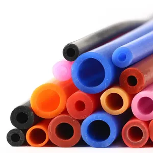 Tubo de mangueira de silicone macio, tubo elástico circular elástico resistente a alta temperatura