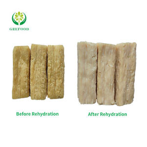 Ücretsiz örnek vegan gıda TVP iyi chewiness soya proteini ile Gluten et değiştirme için hamburger dokulu sebze proteini - Product Image 5