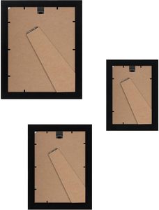 Customization Shatter-Resistant Glass Picture <strong>Frames</strong> Wood <strong>Gallery</strong> Wall <strong>Frame</strong> <strong>Set</strong> - Product Image 4