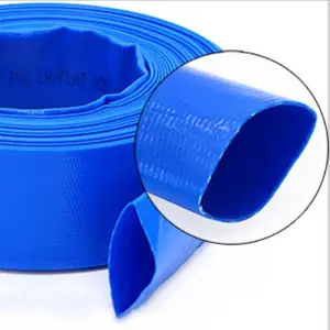 Hochwertiger 2-Zoll-Wasserschlauch Kühler PVC Flacher Gartens ch lauch Erweiterbarer PVC-Saug schlauch