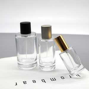 Flacons de recharge en verre pour parfum et cosmétiques avec bouchon doré, 30 ml vaporisateur et 50 ml cylindrique à baïonnette, 5 ml vide pour cosmétiques - Product Image 2