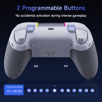 Controlador de Juegos EasySMX X05 Pro con Gatillos Hall de Doble Etapa, Gamepad para PC con Joysticks de Efecto Hall, 2 Botones Programables
