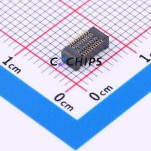 HC-PBB40C-20DS-0.4V-2.5-02 Board-to-Board & Backplane Connector SMD,P=0.4mm Connector 20P 0.4mm Slot Butt Joint Vertical Mount - Product Image 2