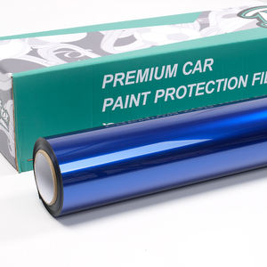 Alta calidad burbujas libres de aire cuerpo de coche protector cambio de color vinilo coche envuelve PET metálico <span class=keywords><strong>cobalto</strong></span> <span class=keywords><strong>azul</strong></span> <span class=keywords><strong>película</strong></span> de envoltura - Product Image 1