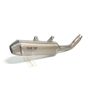 Silencieux d'échappement en titane à enfiler pour <span class=keywords><strong>KTM</strong></span> 450SMR 250/<span class=keywords><strong>350</strong></span>/450 SX-F XC-F 450SX-F Factory Edition US Dirt Bike Motocross 2018-23 - Product Image 1
