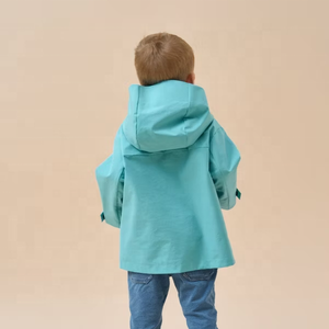 Veste pour <span class=keywords><strong>garçon</strong></span> personnalisée en vert menthe avec un chapeau, coupe-vent et imperméable, vêtements d'extérieur pour <span class=keywords><strong>garçon</strong></span> - Product Image 4