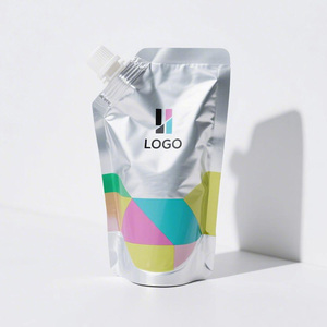 Custom Printed Food Grade Aluminum Foil Spout Bag <b>Stand</b> Up Pouch - Product Image 6