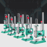 Prensa manual de cuero para cuadrados, perforadora de agujeros para coser cuero, máquina perforadora industrial de sobremesa, ¡oferta especial!