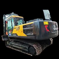 Excavatrice sur chenilles EC210, équipement de terrassement, 24 tonnes, excavatrice d'occasion d'origine, excavatrices Volvo à vendre