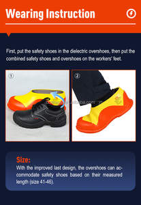 Surchaussures diélectriques de sécurité électrique pour la vie et le travail - Product Image 5