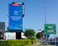 Pantalla LED UHLED para Cartelería Exterior, Letrero LED Publicitario P4.4 a Todo Color, Pantalla LED Exterior de Ahorro de Energía
