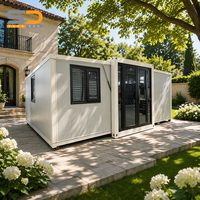 Nouvelle conception de maison conteneur préfabriquée extensible de 40 pieds ou 20 pieds, 1, 2, 3 ou 4 chambres, maison mobile de luxe en vente