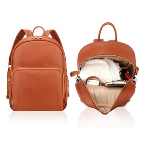 BSCI fábrica elegante Pu portátil impermeable cuero vegano Tote mamá bebé pañal bolsa de pañales <span class=keywords><strong>mochila</strong></span> hombro enfermería <span class=keywords><strong>Maternidad</strong></span> - Product Image 2