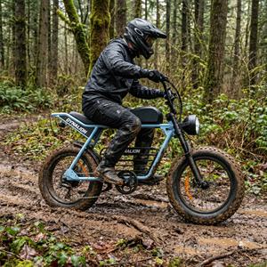 Sepeda Motor Listrik Ban Gemuk Siap Pakai di Medan Berlumpur dengan Suspensi Depan dan Rem Cakram Hidrolik, Cruiser untuk Berkendara di Medan Basah Setelah Hujan - Product Image 3