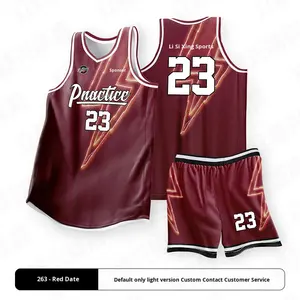 Amerikan tarzı dar omuz basketbol forması yeni sezon siyah yetişkin erkek Tank Top fabrika yapımı çabuk kuruyan rekabet - Product Image 6