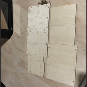 Caisse en <span class=keywords><strong>bois</strong></span> robuste pour transport de marchandises, en contreplaqué, avec couvercle et poignée en corde, personnalisable, pour la vente, emballage de détail - Product Image 6