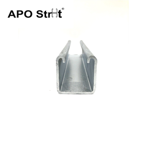 Cheap Curved <strong>Aluminum</strong> <strong>Unistrut</strong> c Channel Profile with Serrated Edge - Product Image 6