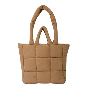Puffer Tote <strong>Bag</strong> Quilted Puffy Purse Cute Padded Winter Shoulder <strong>Bags</strong> Lightweight Down Handbag for Women Work Travel - Product Image 2