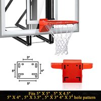Nouveau design Panier de basket mural solide à ressort pour usage domestique et salle de sport, Équipement de sport pour adultes, Fabricant