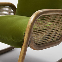 Chaise longue en bois massif de style nordique minimaliste, chaise de loisirs en tissu doux