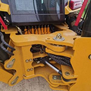 Chargeuse-pelleteuse Cat 420F d'occasion, équipement de construction, bras de pelle avant, chargeuse-pelleteuse jaune - Product Image 6