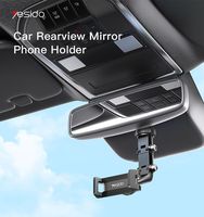 Support de téléphone portable pour rétroviseur C192, best-seller, rotatif à 360°, support de téléphone et GPS pour voiture, clip pour rétroviseur