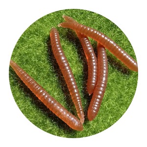 Ver de terre simulé colle molle ver de terre ver de nouilles rouge mouche accessoire artificiel <span class=keywords><strong>blague</strong></span> jouet jouets en gros pour blagues - Product Image 1