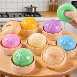 Giocattolo Antistress Virale a Forma di Panino, Squishy a Lenta Risalita in Zucchero di Malto, Divertente Giocattolo Antistress Novità - Product Image 1