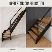 Système d'escaliers modulaires préfabriqués pour les applications de construction résidentielle