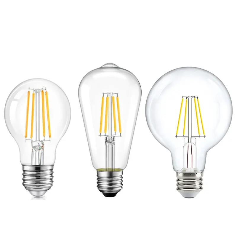 24v Led Filament Bulb 3V 12V 24V 12 Volt 24 Volt 20V-60V DC Low Voltage E26 E27 A60 ST64 G80 2W 4W 6W 8W Edison Type Vintage LED Light Filament Bulb